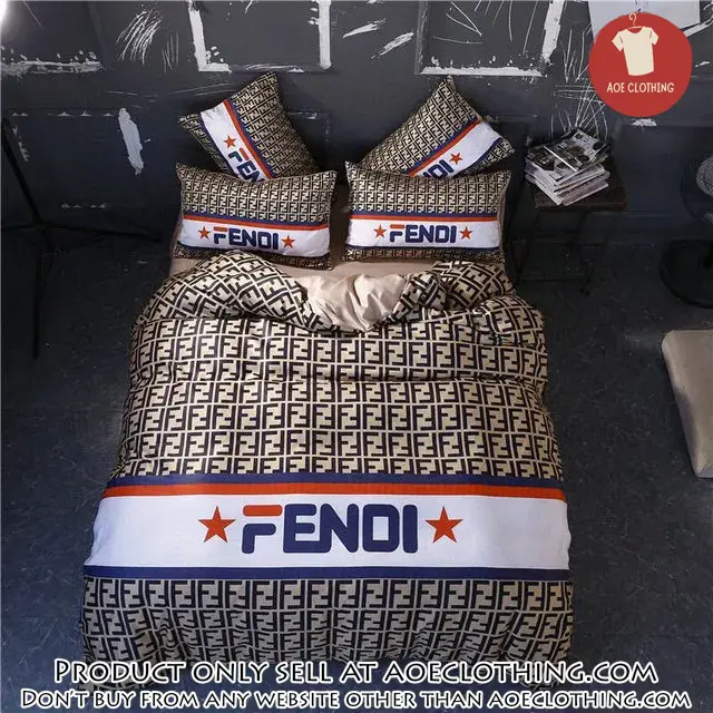 Fendi new bedding sets quilt sets duvet cover luxury brand bedding decor aoe0812591